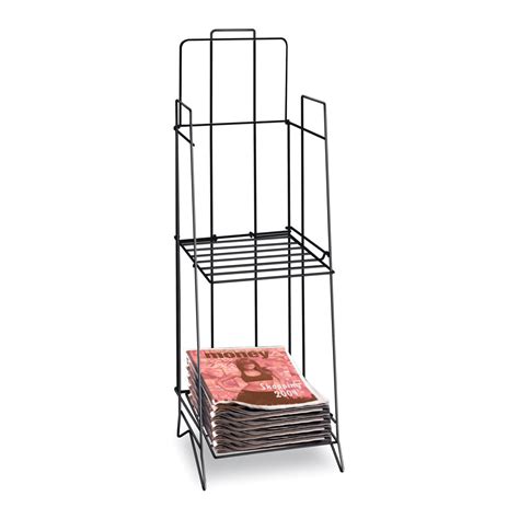 Tabloid Newspaper Display Rack Carr Mclean