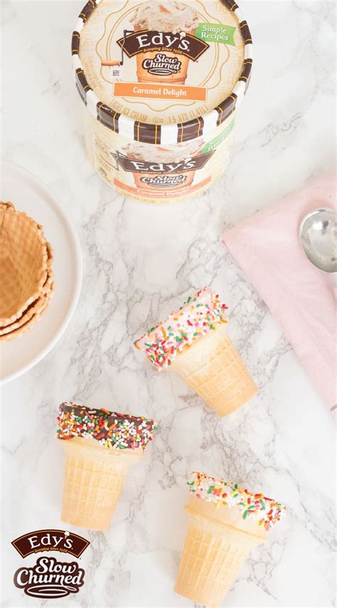Diy Dipped Ice Cream Cones For A Summer Party Jamie Kamber Recipe