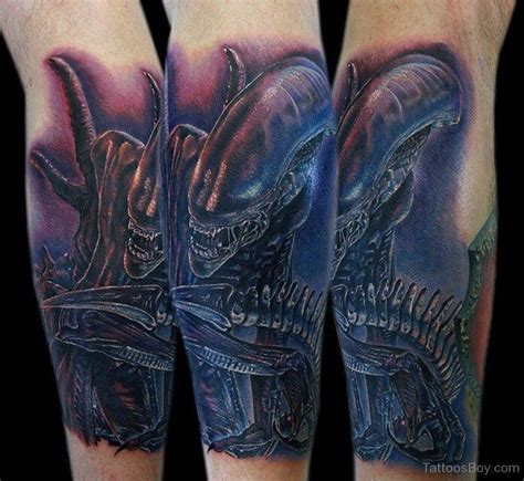 Alien Tattoo Design On Arm Tattoo Designs Tattoo Pictures