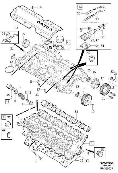 2003 Volvo Engine Camshaft 9186761 Genuine Volvo Part