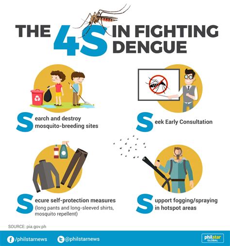 Infographic The 4s In Fighting Dengue