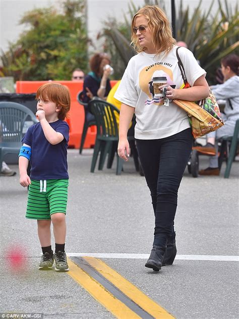 Amy Poehler Keeps It Low Key As She Takes Her Sons Archie And Abel To