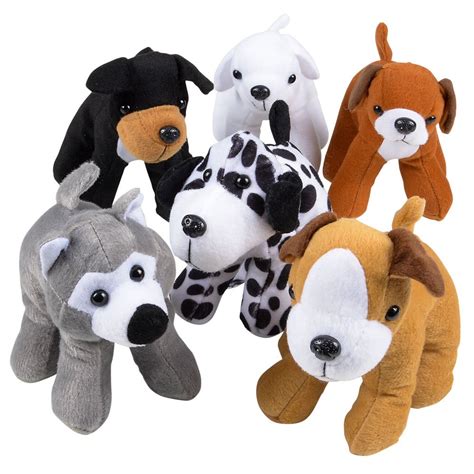 Buy Bedwina Plush Puppy Dogs Pack Of 12 6 Inches Tall Stuffed