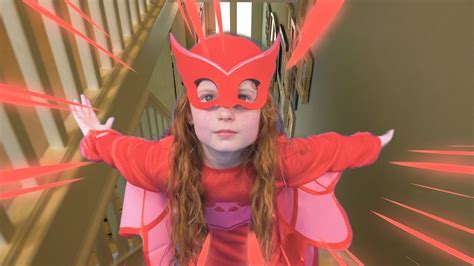 Owlette Saves The Day ⭐ Pretend Play Rescue ⭐ Pj Masks In Real Life