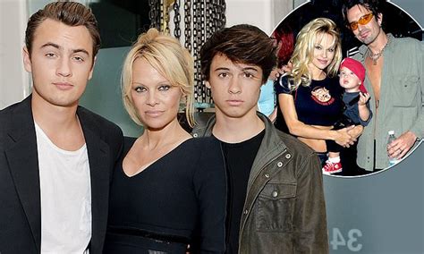 they re both doing very well pamela anderson opens up about her sons brandon 23 and dylan