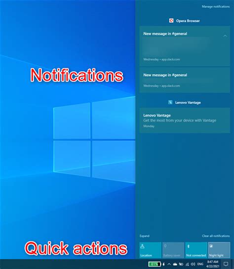 How To Use Windows 10s Action Center Notifications Digital Citizen