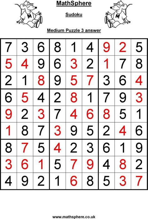 Easy for beginners, medium for intermediates and hard for experts. Sudoku Puzzles: Medium - Pdf Free Download | Sudoku Printable