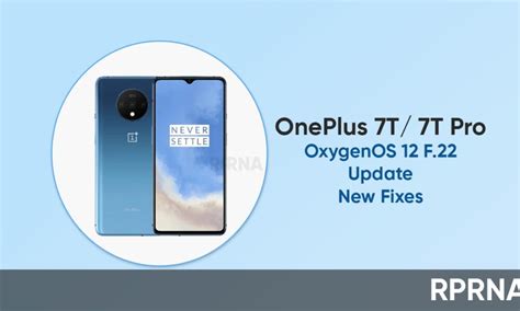 oneplus 7t 7t pro gets oxygenos 12 f 22 update with useful fixes rprna