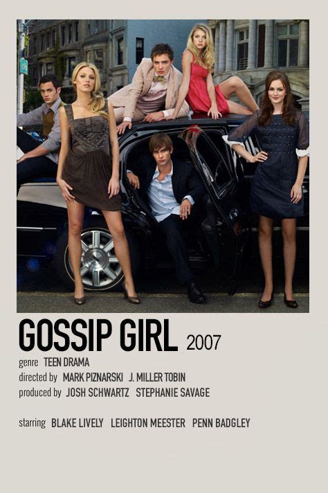 Gossip Girl By Jessi Pôsteres De Filmes Pôsteres De Cinema