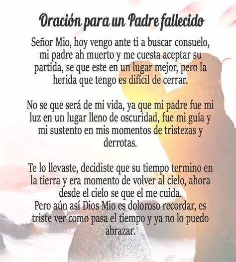 Check spelling or type a new query. Hermosa Oración para un PADRE fallecido | 【 Te Amamos ...