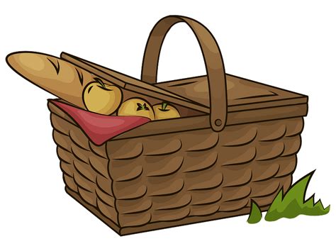 Basket basket of fruit picnic basket with accessories badger basket willow wood picnic basket picnic time heart basket laundry basket. Picnic basket clipart. Free download transparent .PNG ...