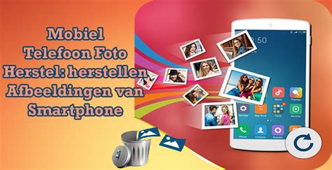 Mobiel Telefoon Foto Herstel Herstellen Afbeeldingen Van Smartphone