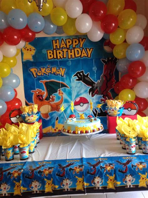Pokemon Party Decoración Pokemon Party Favors Pokemon Party