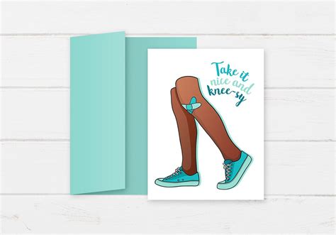 Knee surgery card Knee replacement card Knee surgery | Etsy | Knee 