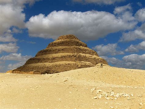 Step Pyramid In Sakkara Djoser Step Pyramid