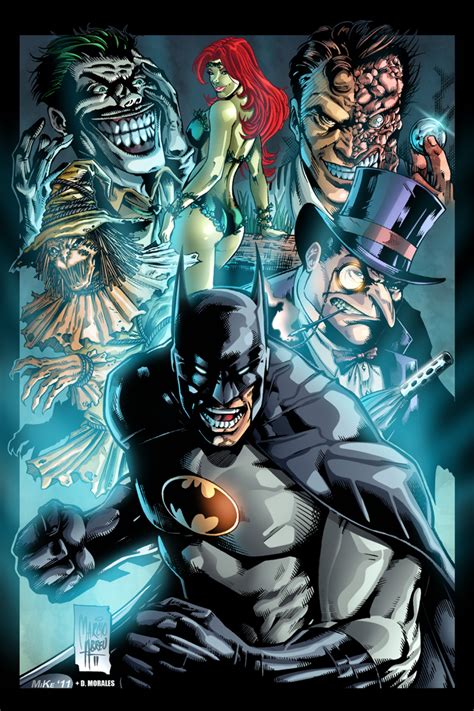 Batman Vs Enemies Colors By Marcioabreu7 On Deviantart
