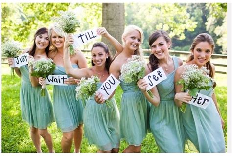 Who doesn't love a romantic wedding on the beach? Seafoam green bridesmaid dresses | Bridesmaid, Wedding ...