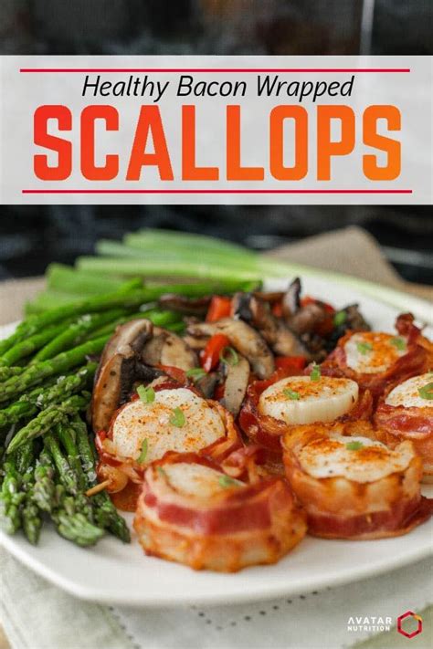 Scrumptious garlic scallops recipe, seared to perfection in a cast iron pan and cooked in a healthy clarified butter for the ultimate seafood meal! Healthy Bacon Wrapped Scallops | Bacon wrapped scallops, Scallop recipes, Bacon wrapped