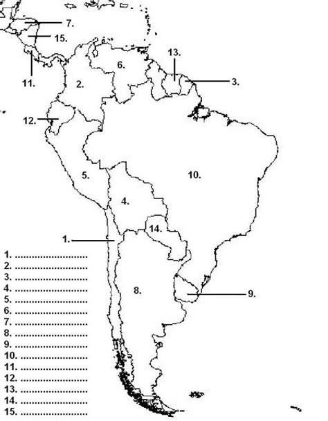 16 South America Worksheets For Preschool