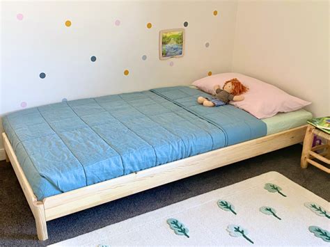 Moving To A Big Bed Ikea Montessori Style Floorlow Bed How We