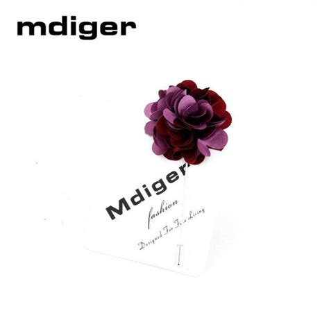 Mdiger Men Lapel Flower Pin Brooches For Suits Multi Color Men Wedding