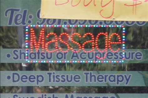 Prostitution Arrest Affects Massage Parlor Owners Ability To Operate At City State Level