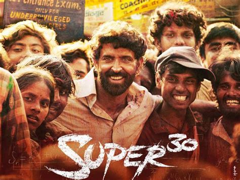 Hrithik Roshans All Smiles New Poster Of ‘super 30 Will Give Your Lips The Right Curve Hindi