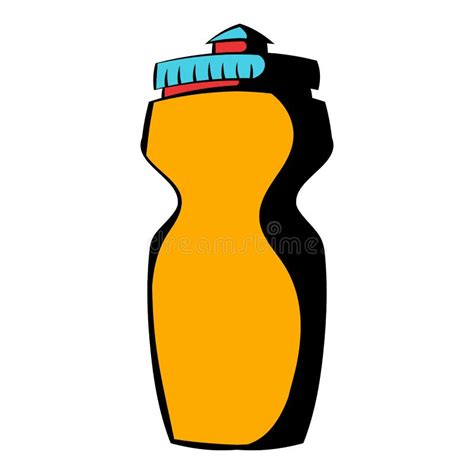 Reusable Water Bottle Icon Icon Cartoon Stock Vector Illustration Of