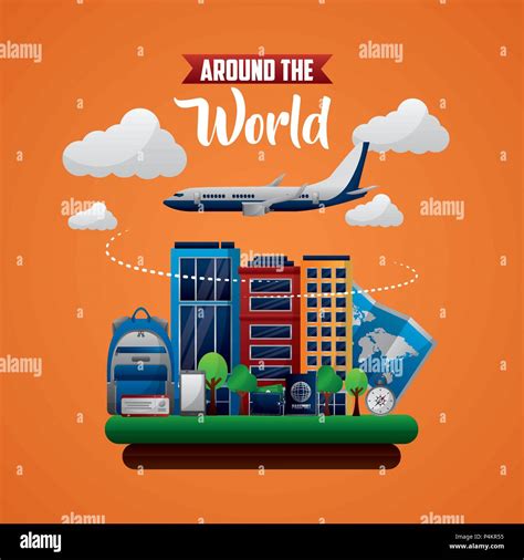 Travel Around The World Stock Vector Image And Art Alamy