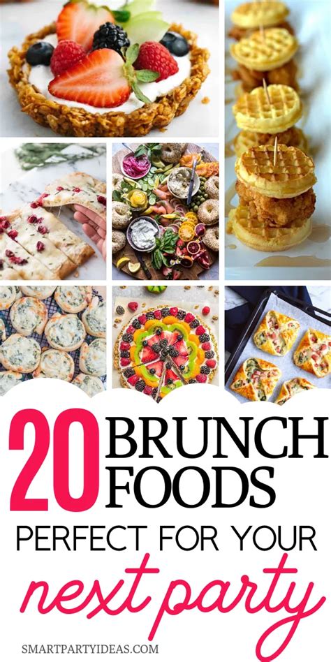 20 Delicious Brunch Party Food Ideas - Smart Party Ideas | Brunch party recipes, Bridal brunch ...