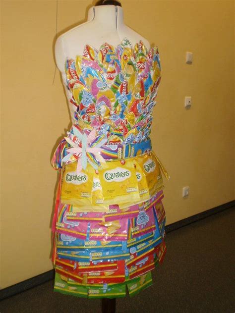 walkers crisp packet dress recycled fashion hard work love recycled dress recycled clothing