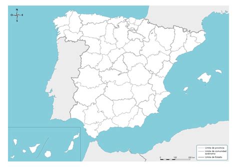 Mapa Politico Espana Mudo Hot Sex Picture