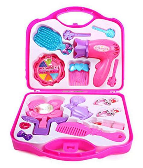 Little Girls Pretend Makeup Kit Cosmetic Pretend Play Set