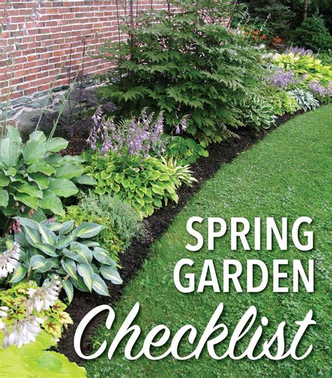 Maybe you would like to learn more about one of these? Spring Garden Checklist for a Low Maintenance Flower ...