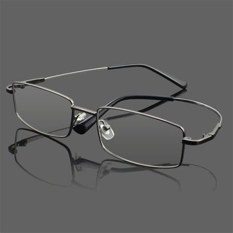 Optical Full Frame Glasses Men Eyeglasses Memory Titanium Spectacles