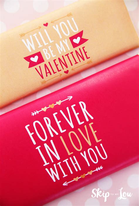 Printable Valentine Candy Wrappers