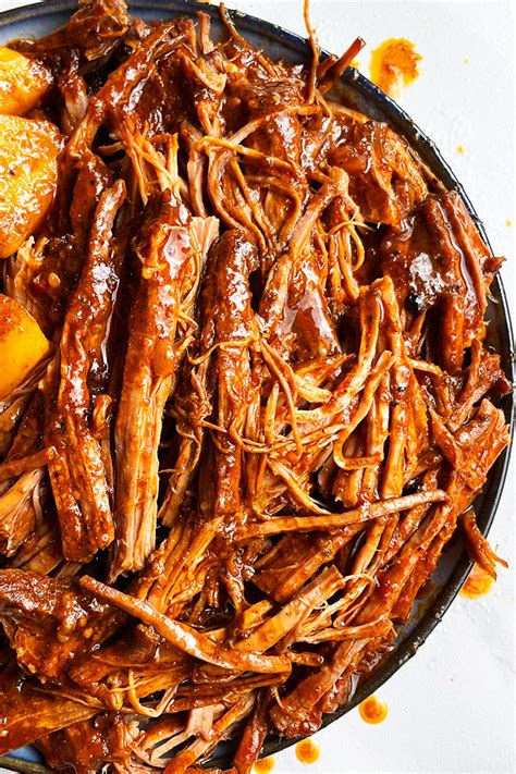 Slow Cooker Shredded Beef Bbq Pulled Beef Slow Cooker Foodie