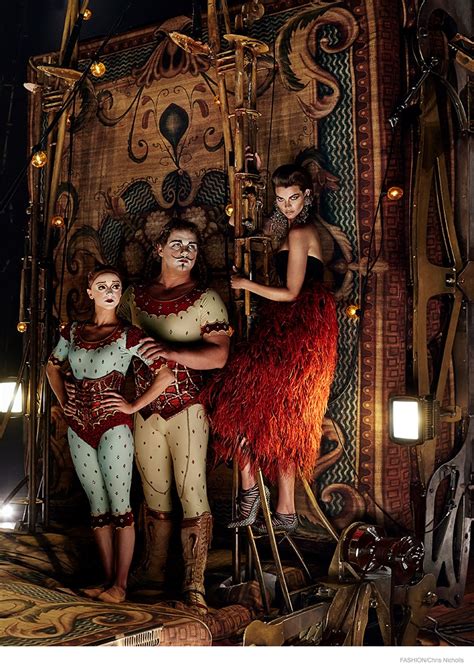 Alexandra Tomlinson Is Circus Chic For Fashion Shoot By Chris Nicholls Fashion Gone Rogue