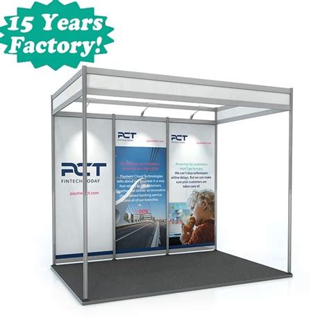 Low Cost Shell Scheme Graphics For Trade Show Exhibition Stand Printing