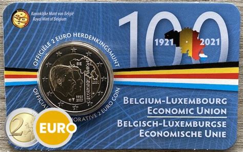 2 Euros Belgique 2021 Uebl Bu Fdc Coincard Nl 2eurocommemorativefr