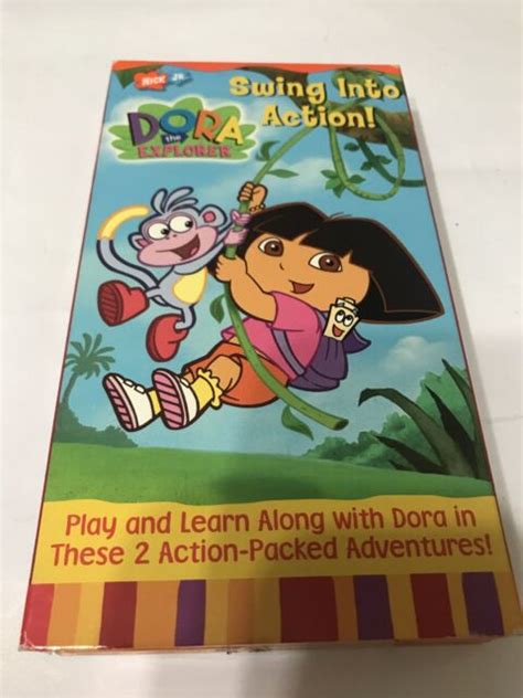 Dora The Explorer Swing Into Action Vhs 2001 For Sale Online Ebay