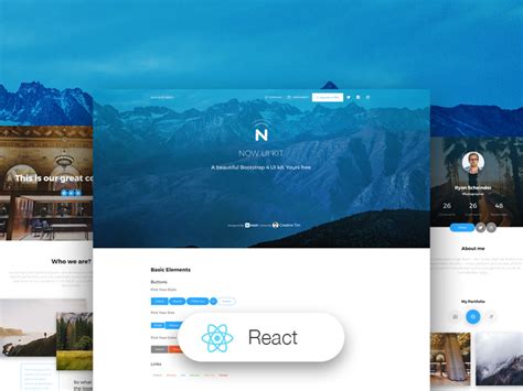 React Website Template Free Free Printable Templates