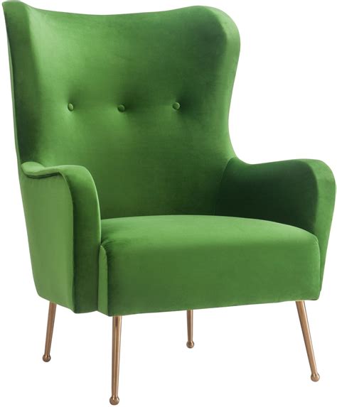 Ethan Green Velvet Chair From Tov Coleman Furniture