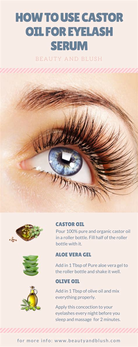 How To Use Castor Oil For Eyelash Serum Beauty And Blush