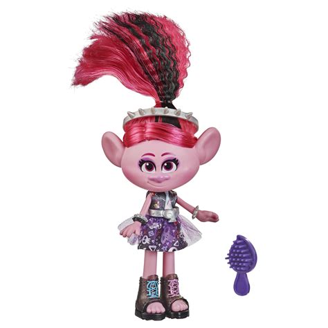 Dreamworks Trollstopia Glam Rockin Poppy Fashion Doll With Dress And More Toy Ebay