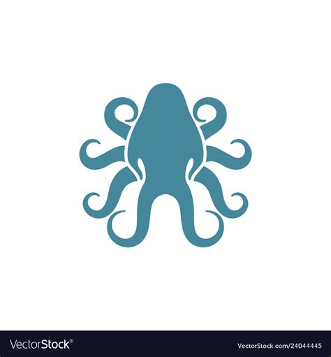Squid Logo Design Royalty Free Vector Image Vectorstock
