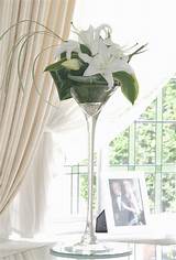 Pictures of Martini Flower Centerpiece