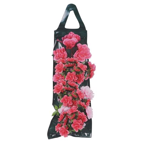 Flower Hanging Bag Floral Pouch Wall Fence Display Planter Basket Drop