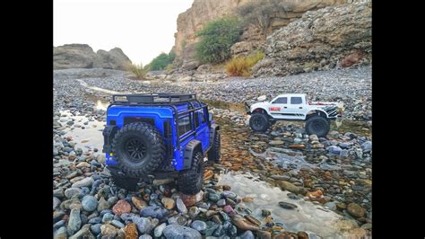 Blue Trx4 Defender And Redcat Gen8 Pack With Rc4wd Toyota Tacoma Body