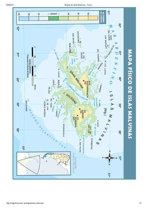 Falkland islands map mapa islas malvinas south america. Mapa para imprimir de las Islas Malvinas Mapa de relieve ...
